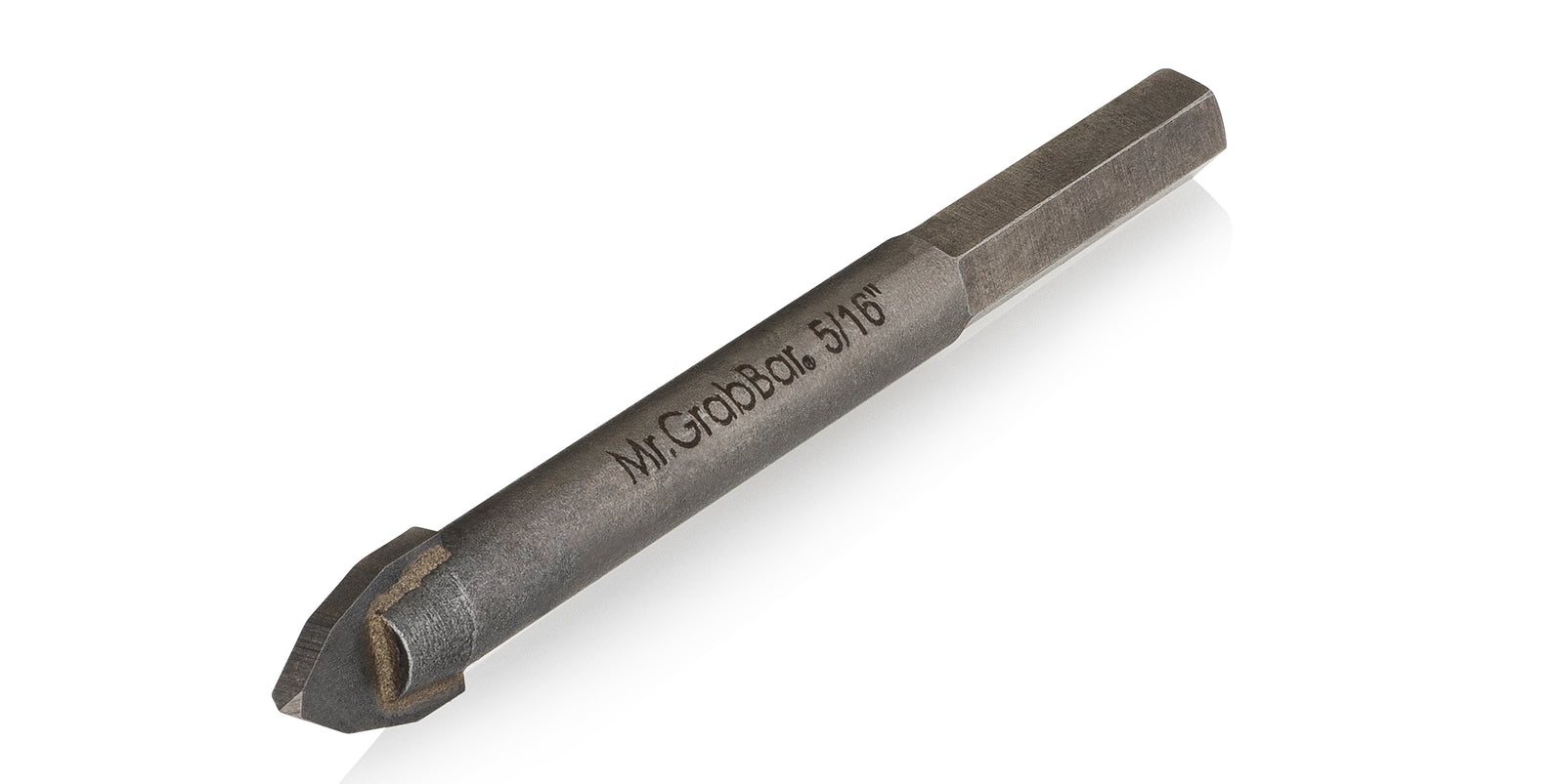Glass and tile drill bit with carbide spade bit