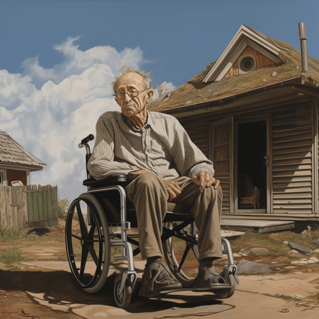 senior with very limited mobility could benefit from grab bars and home safety modifications