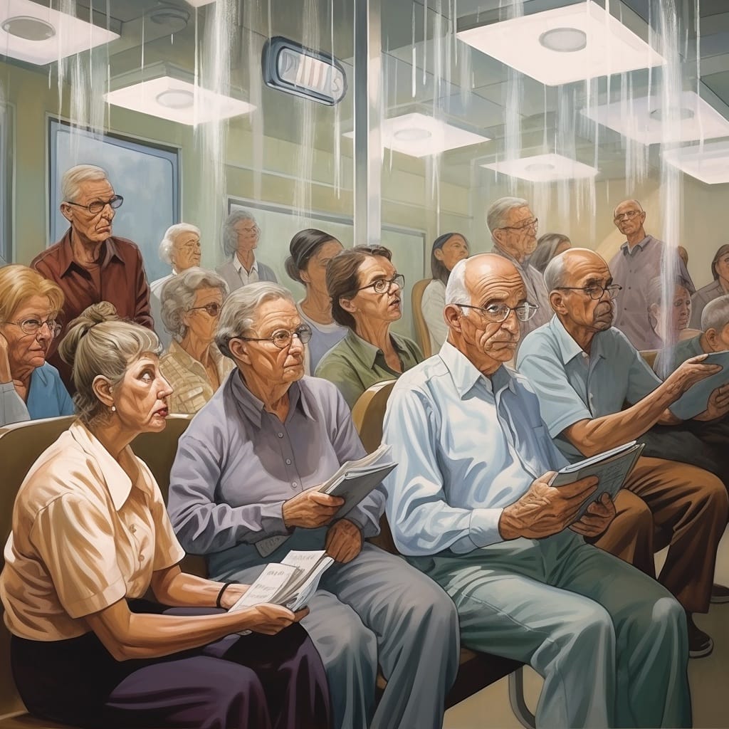 Shower Safety 101 class attended by seniors